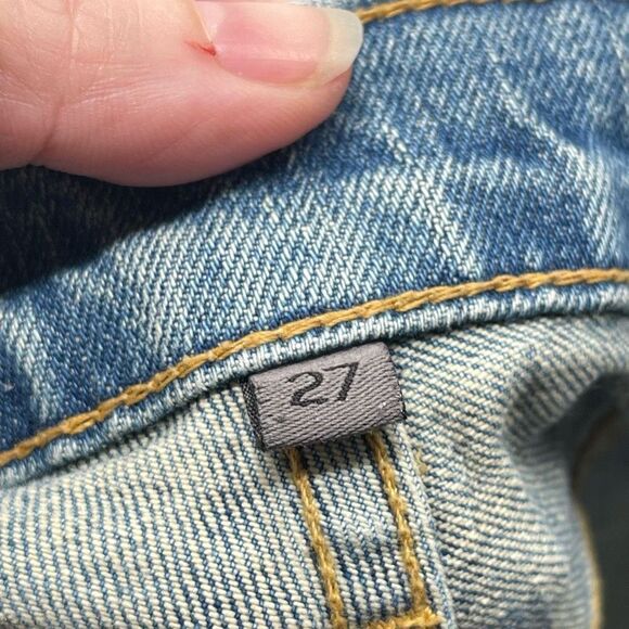 Carmar Women's Distressed Jeans Skinny Denim Light Wash Stretch Blue Size 27 - Picture 7 of 11